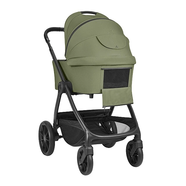 3-in-1 Combination Stroller with Carrycot Modena Army Green 2027