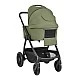 3-in-1 Combination Stroller with Carrycot Modena Army Green 2027