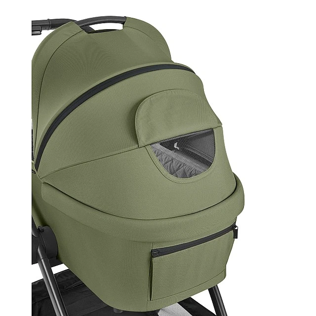 3-in-1 Combination Stroller with Carrycot Modena Army Green 2027
