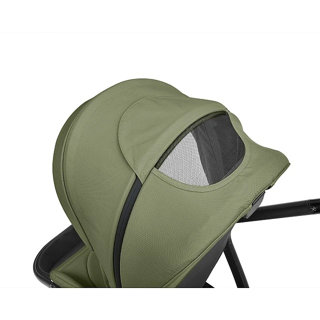 3-in-1 Combination Stroller with Carrycot Modena Army Green 2027