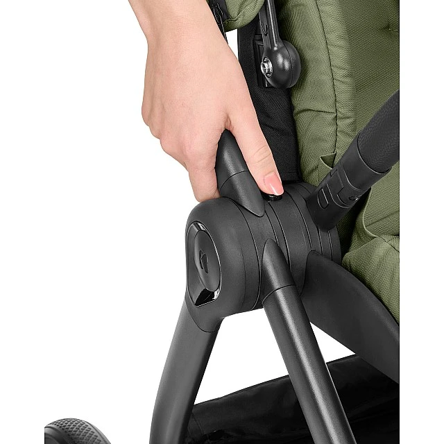 3-in-1 Combination Stroller with Carrycot Modena Army Green 2027