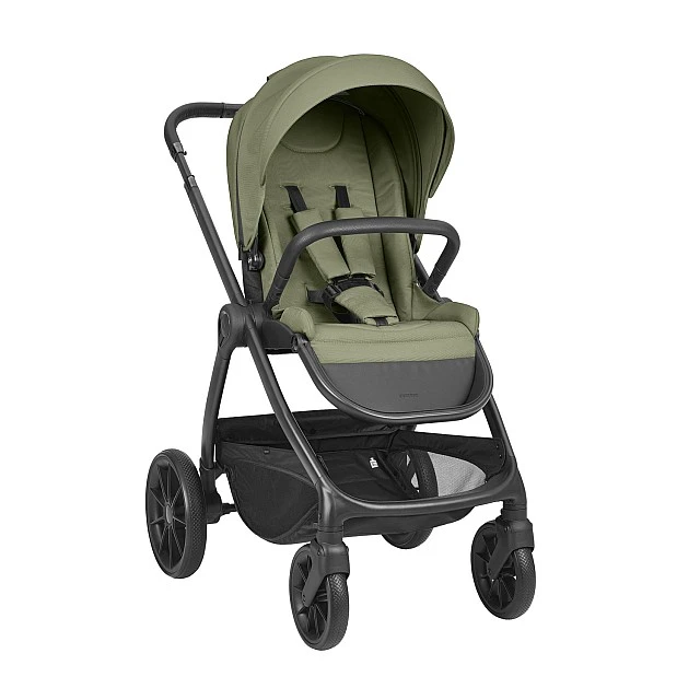 3-in-1 Combination Stroller with Carrycot Modena Army Green 2027