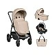 3-in-1 combined stroller with carrycot Modena Beige 2027