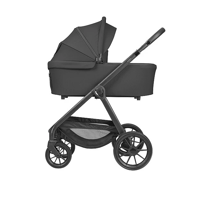 3-in-1 combined stroller with carrycot Modena Black 2027