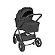 3-in-1 combined stroller with carrycot Modena Black 2027