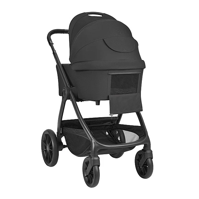 3-in-1 combined stroller with carrycot Modena Black 2027
