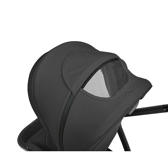 3-in-1 combined stroller with carrycot Modena Black 2027