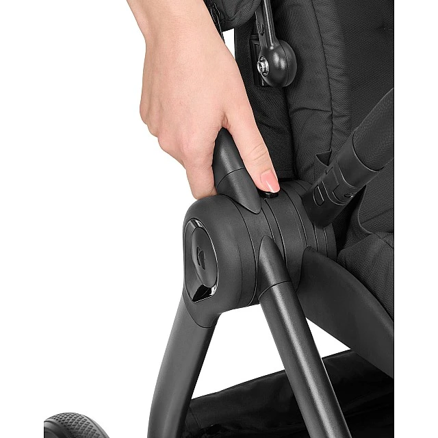 3-in-1 combined stroller with carrycot Modena Black 2027