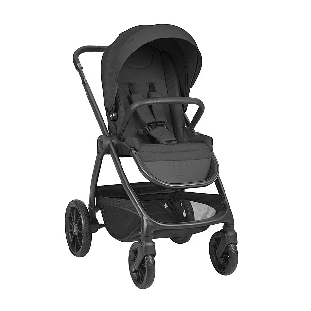 3-in-1 combined stroller with carrycot Modena Black 2027