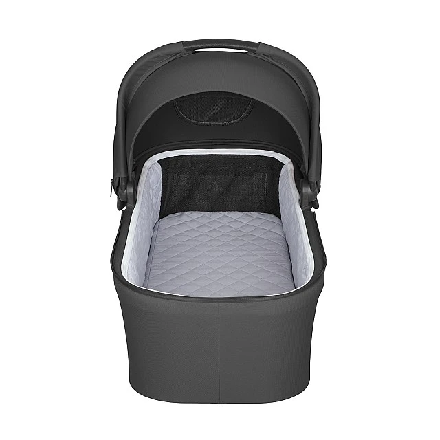 3-in-1 combined stroller with carrycot Modena Black 2027