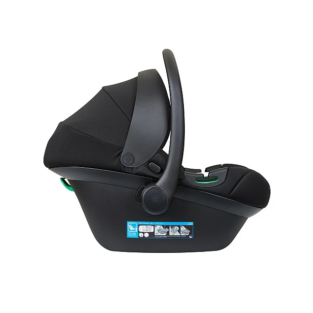 3-in-1 combined stroller with carrycot Modena Black 2027