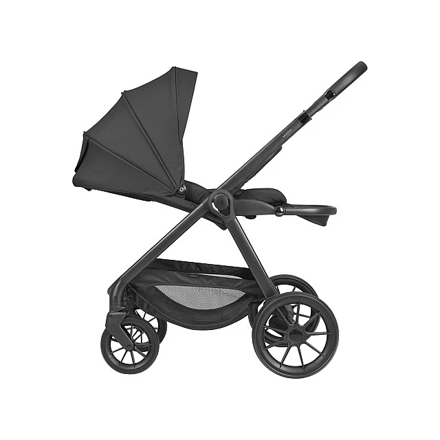 3-in-1 combined stroller with carrycot Modena Black 2027