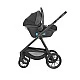 3-in-1 combined stroller with carrycot Modena Black 2027