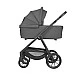3-in-1 Combination Stroller with Carrycot Modena Dark Grey 2027