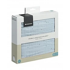 Oдеяло от муселин двупластово 100х100 см Stripy Friends