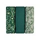 Комплект 3 бр муселинови пелени 75х75 см Secret Garden Green