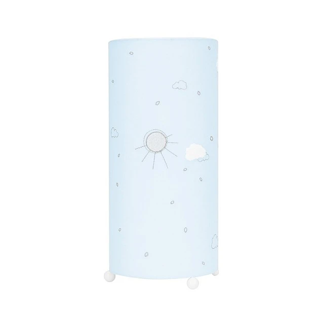 Night lamp with Dream Big Blue embroidery