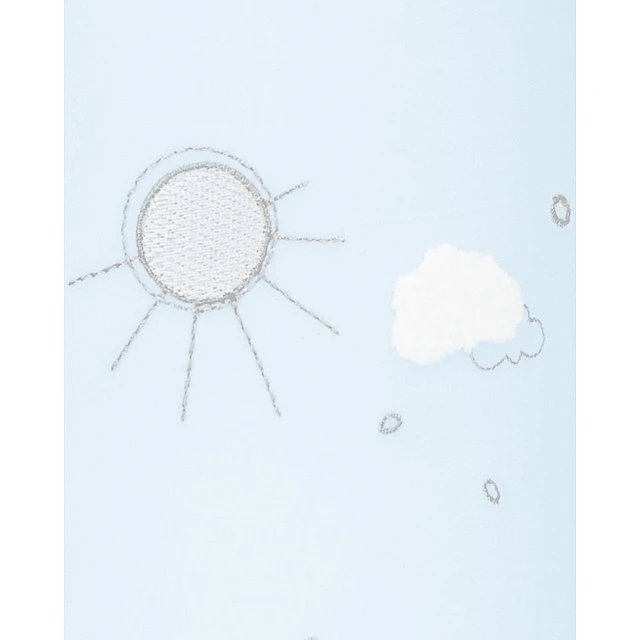 Night lamp with Dream Big Blue embroidery