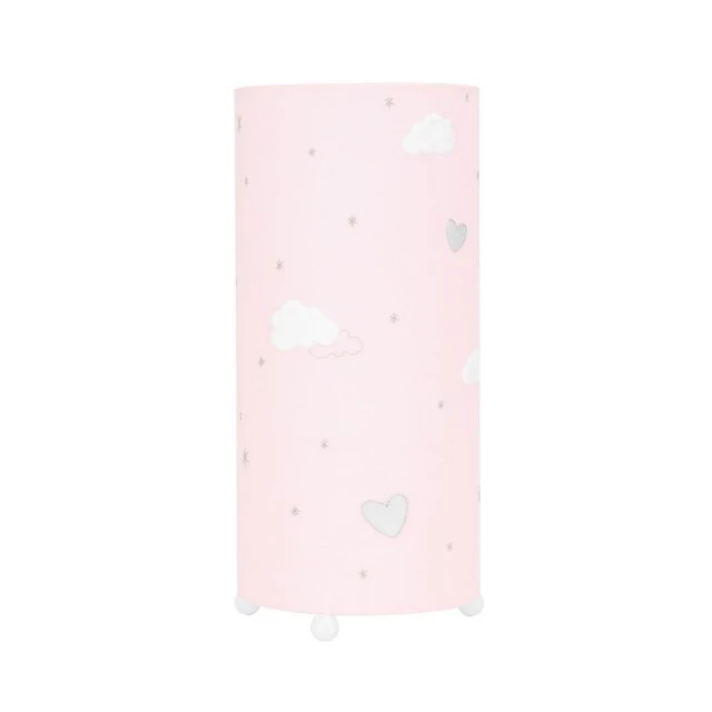 Night lamp with Dream Big Pink embroidery