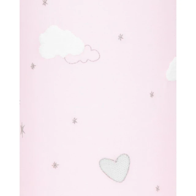 Night lamp with Dream Big Pink embroidery
