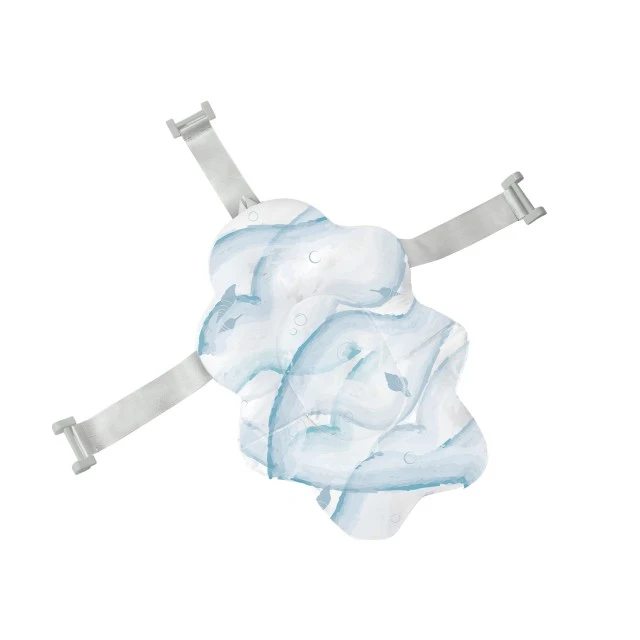 Soft bath mat Nubo Sea Shell Blue