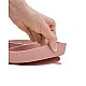 Чиния с отделения и вакуумно дъно Platinum Silicone Blush