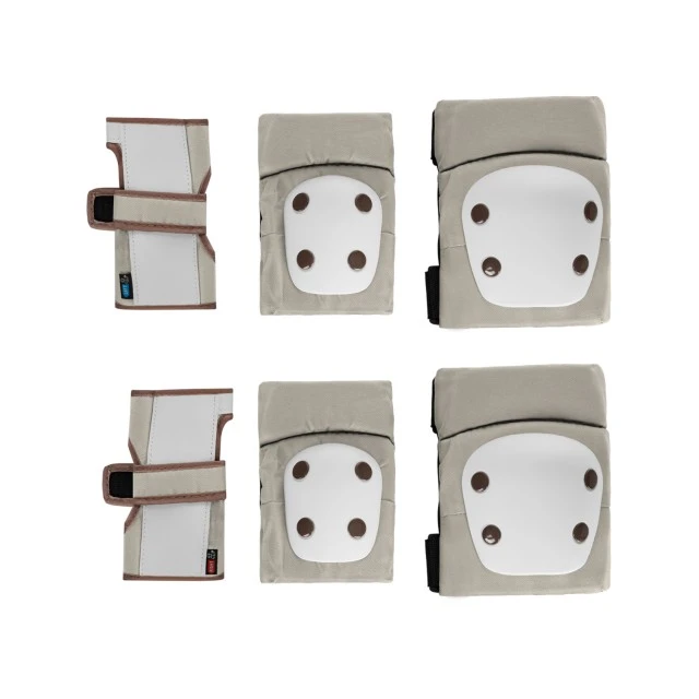 Set of knee and elbow pads Beige