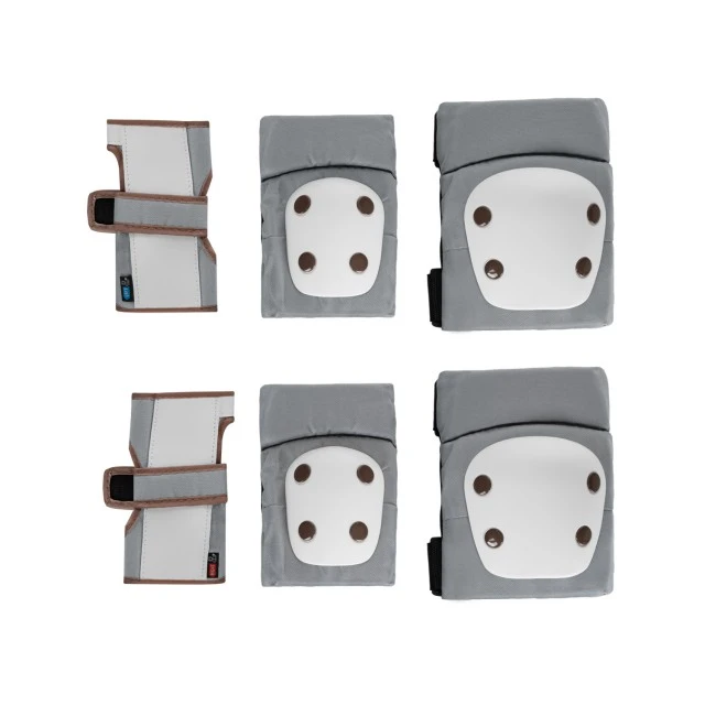 Set of knee and elbow pads Grey