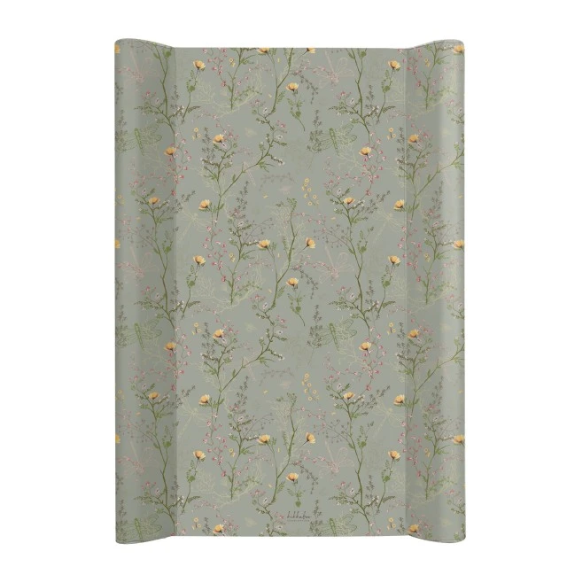 Hard PVC changing pad 50x80cm Secret Garden Green
