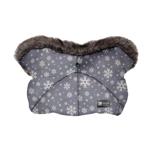 Shiny Nylon Snow Flakes Stroller Glove