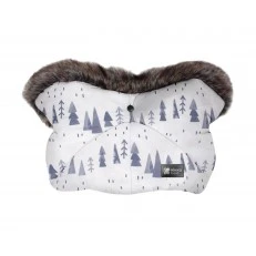 Shiny Nylon Snow Forest Stroller Glove
