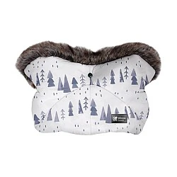 Shiny Nylon Snow Forest Stroller Glove