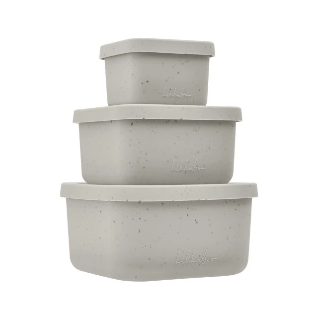 Сет кутии за храна 3 бр Platinum Silicone Sand