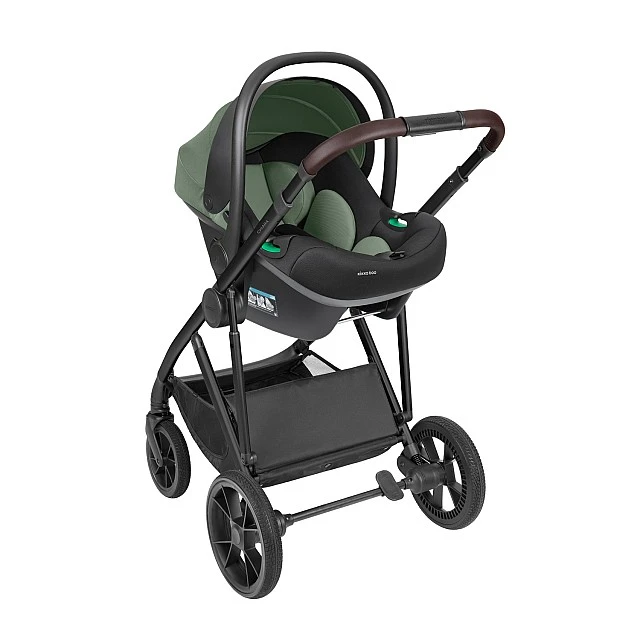 3-in-1 stroller with carrycot Chiara Army Green 2027