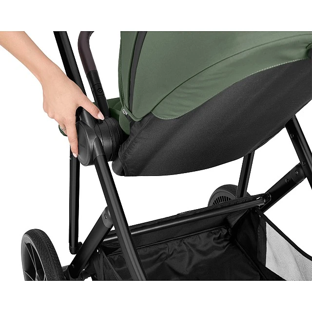 3-in-1 stroller with carrycot Chiara Army Green 2027