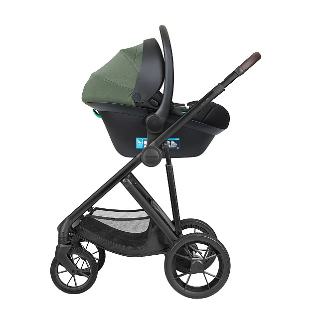 3-in-1 stroller with carrycot Chiara Army Green 2027