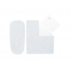 Бебешки спален комплект за количка 6 части Stripy Friends