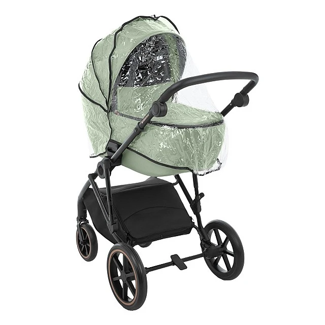 Combined stroller 2 in 1 with basket for newborn Thea Army Green 2024