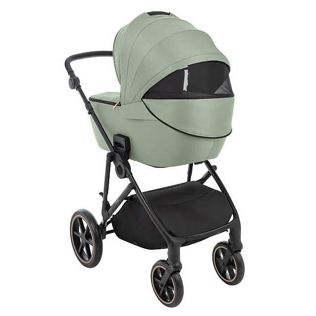 Combined stroller 2 in 1 with basket for newborn Thea Army Green 2024