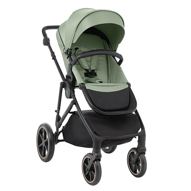 Combined stroller 2 in 1 with basket for newborn Thea Army Green 2024