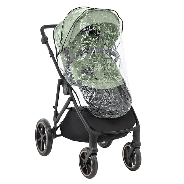 Combined stroller 2 in 1 with basket for newborn Thea Army Green 2024