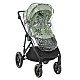 Combined stroller 2 in 1 with basket for newborn Thea Army Green 2024