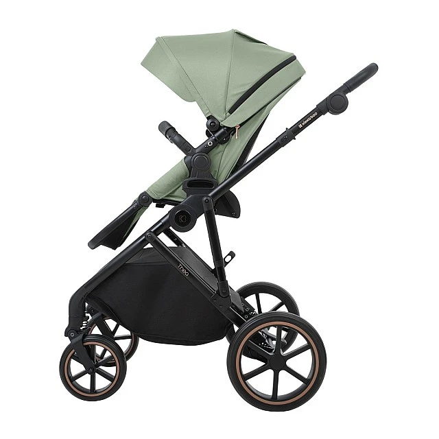 Combined stroller 2 in 1 with basket for newborn Thea Army Green 2024