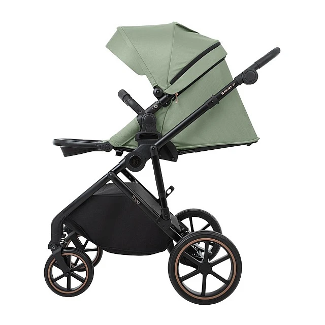 Combined stroller 2 in 1 with basket for newborn Thea Army Green 2024