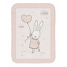 Super soft baby blanket 80/110 cm Rabbits in Love