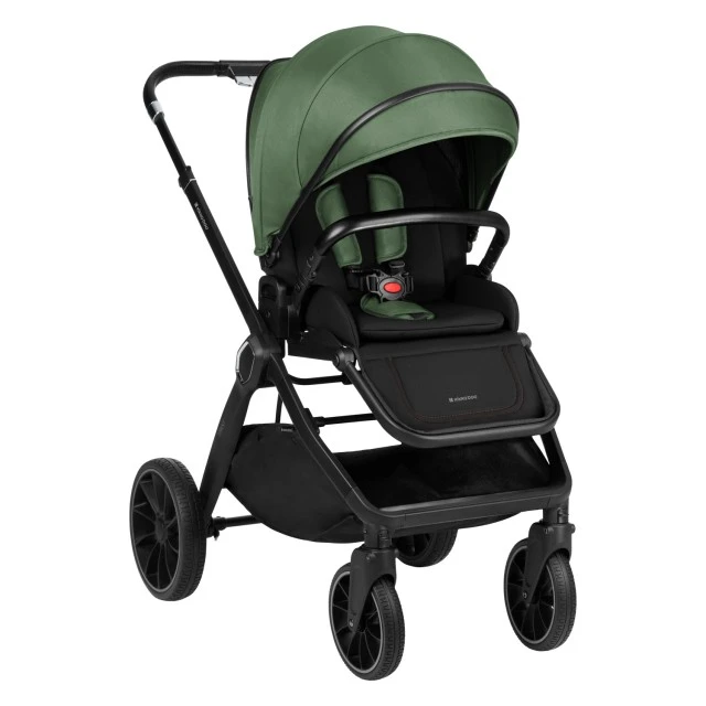 Combined stroller 2 in 1 with basket for newborn Tiffany Army Green 2024