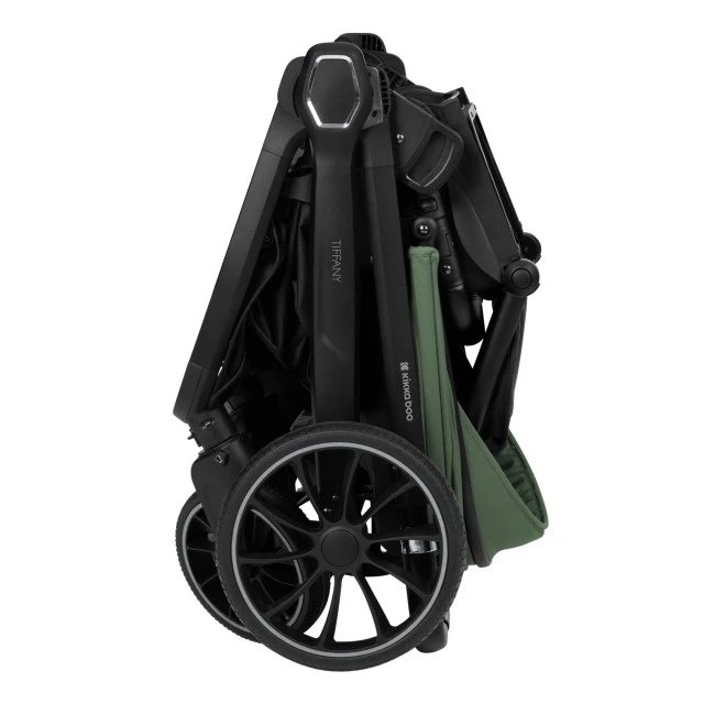 Combined stroller 2 in 1 with basket for newborn Tiffany Army Green 2024