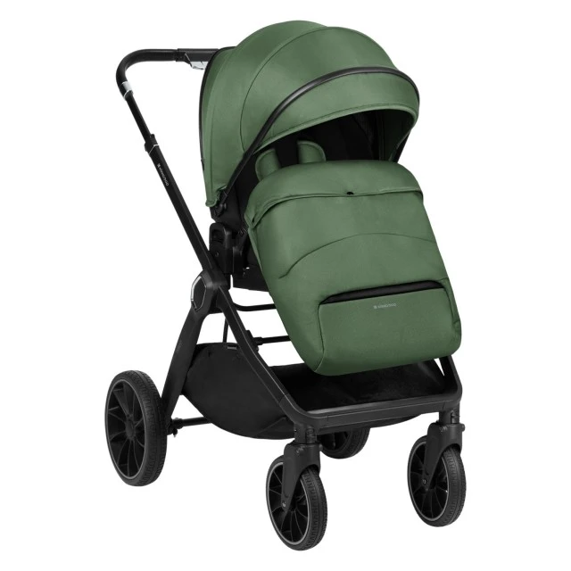 Combined stroller 2 in 1 with basket for newborn Tiffany Army Green 2024