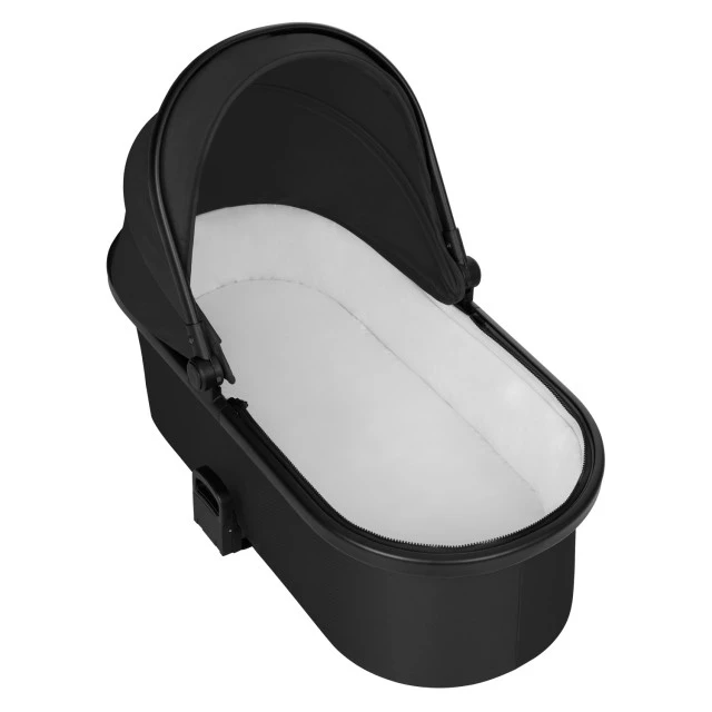 Combined stroller 2 in 1 with basket for newborn Tiffany Black 2024