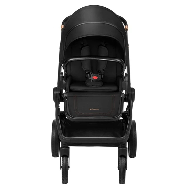 Combined stroller 2 in 1 with basket for newborn Tiffany Black 2024